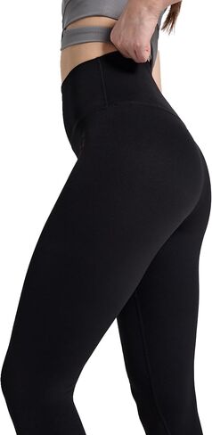 Women High Waist Yoga Leggings with Tummy Control Seamless Moisture Wicking 4-Way Stretch Workout Pants for Running Gym in Saudi Arabia
