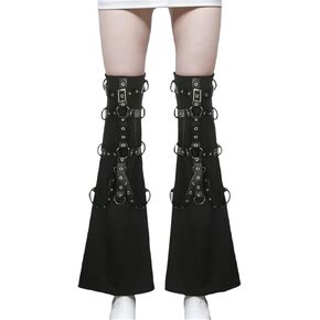 TOMETO STAR Goth Leg Warmers Y2K Women Punk Rave Japanese Grunge Emo Scenecore in Saudi Arabia