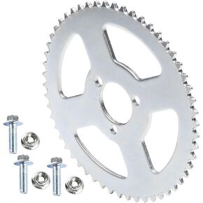 T8F 54T 54 Tooth Rear Chain Sprocket with 3 Bolts for 47cc 49cc 2-Stroke Engine Motor Mini Moto Pocket Bike Gas Scooter ATV Quad Pit Dirt Bike Go Kart (29mm ID) in Saudi Arabia