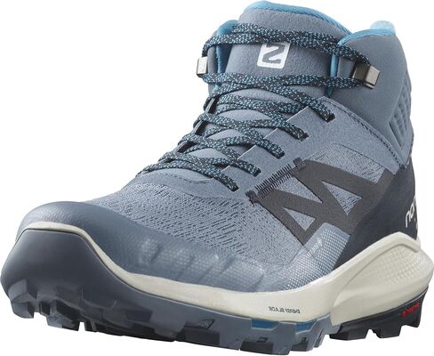 Salomon Men's Outpulse Mid GTX Hiking Shoe, China Blue/Carbon, 9 in Saudi Arabia
