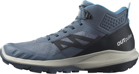 Salomon Men's Outpulse Mid GTX Hiking Shoe, China Blue/Carbon, 9 in Saudi Arabia