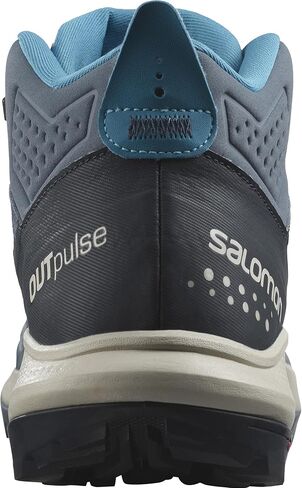 Salomon Men's Outpulse Mid GTX Hiking Shoe, China Blue/Carbon, 9 in Saudi Arabia
