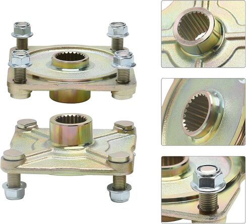 2Pcs 4 Bolt 110mm 23T Rear Axle Wheel Hubs for ATV Quad Buggy Go Kart in Saudi Arabia