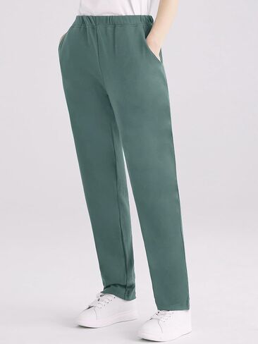 بنطال Weintee نسائي طويل بطول 34 بوصة مع جيوب in Kuwait