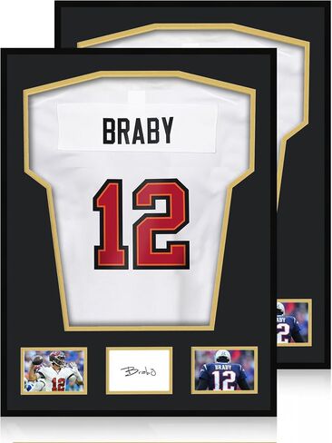 24x32 Aluminum Shadow Box Jersey Frame 1 Pack, Black Large Jersey Frame Display Case for Wall Display in Saudi Arabia