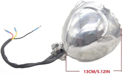 5.51 بوصة ، مصابيح الأمامية ذات الدراجات النارية ذات الدراجات النارية ، متوافقة مع Harley Davidson Cruiser Choppers Bobber Cafe Racer in Saudi Arabia