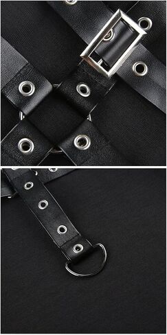 TOMETO STAR Goth Leg Warmers Y2K Women Punk Rave Japanese Grunge Emo Scenecore in Kuwait