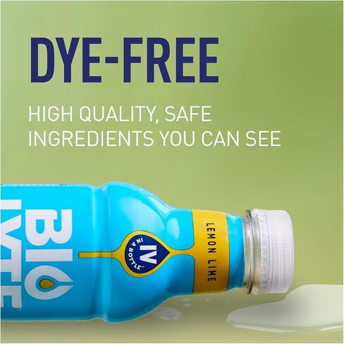 BIOLYTE Electrolyte Drink - Hydration Drink, Medical-Grade Flavored Water with Electrolytes, Sports Drinks, Liquid Energy & Rehydration, IV in a Bottle - Citrus, 16 Fl Oz (12 Pack) in Saudi Arabia