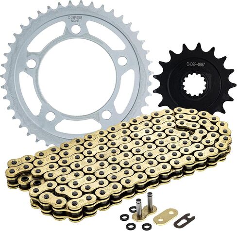NICHE Drive Sprocket Chain Combo for Honda NC750X Front 17 Rear 43 Tooth 520 X-Ring 120 Links in Saudi Arabia