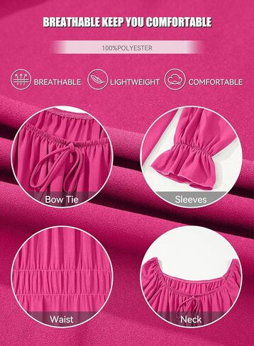 Alvaq Womens Plus Size Tops Tie Brand Square Movid Square Long Long Lency Cholect Shulk Peplum hem Shirt in Kuwait