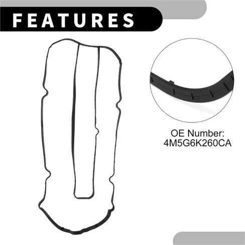 Compatible with 12 1.6 EcoSport Fiesta 13 1.5 4M5G6K260CA Valve Cover Gasket Automobile Cylinder Valve Seal Gasket in Saudi Arabia