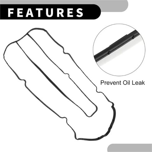Compatible with 12 1.6 EcoSport Fiesta 13 1.5 4M5G6K260CA Valve Cover Gasket Automobile Cylinder Valve Seal Gasket in Saudi Arabia