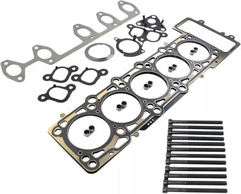 Compatible with T5 2.5 TDI 070103383N 070103384 070103383A AP01 Cylinder Gasket and Bolt Kit in Saudi Arabia