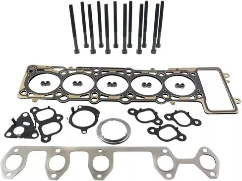 Compatible with T5 2.5 TDI 070103383N 070103384 070103383A AP01 Cylinder Gasket and Bolt Kit in Saudi Arabia
