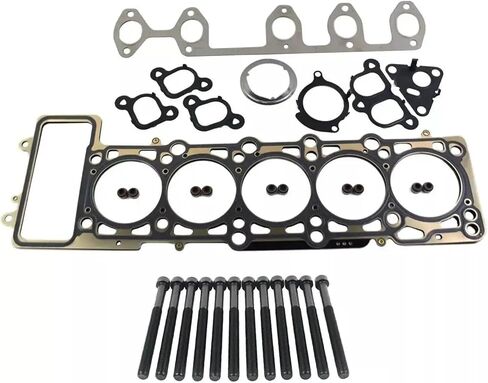 Compatible with T5 2.5 TDI 070103383N 070103384 070103383A AP01 Cylinder Gasket and Bolt Kit in Saudi Arabia