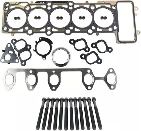 Compatible with T5 2.5 TDI 070103383N 070103384 070103383A AP01 Cylinder Gasket and Bolt Kit in Saudi Arabia