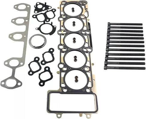 Compatible with T5 2.5 TDI 070103383N 070103384 070103383A AP01 Cylinder Gasket and Bolt Kit in Saudi Arabia