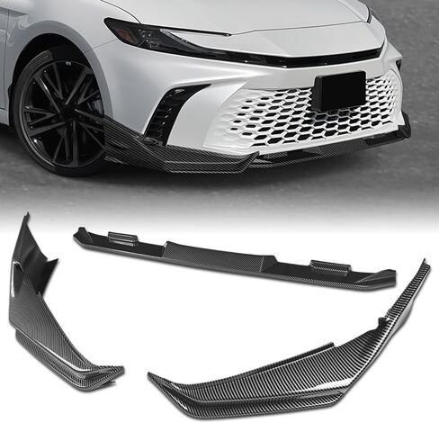 3pcs Front Bumper Lip Spoiler Body Kit Compatible with 2025-2026 Toyota Camry SE XSE (Painted Carbon) in Saudi Arabia