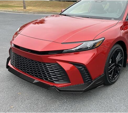 3pcs Front Bumper Lip Spoiler Body Kit Compatible with 2025-2026 Toyota Camry SE XSE (Painted Carbon) in Saudi Arabia
