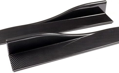 Q1-TECH, 9PCS Front Bumper Lip & Side Skirt Extensions Diffuser Compatible with 2001-2006 BMW E46 M3 Model Only, Front Bumper Lip Air Chin Body Spoiler Splitter ABS (Painted Carbon) in Saudi Arabia