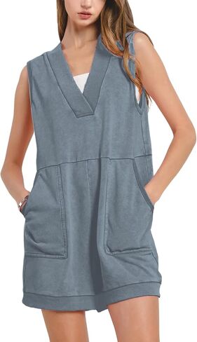 فاليف الصيف الصيفي Romper V Tops الشورت الشورت العام واحد قطعة رياضية التمرين بذلة مع جيوب in Kuwait