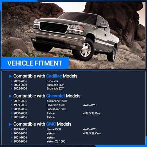 أدوات التعليق الأمامي التلقائي AUTOROND ARMENT ARM AUTSER W/BALL CONSION متوافق مع Chevy Tahoe Silverado Silverado Suburban Avalanche 1500 ، GMC Sierra Yukon XL 1500 99-06 ، Cadillac Escalade ESV Ext 02-06 ، 13pcs in Saudi Arabia