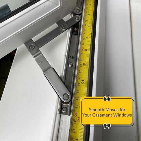 Brixwell 28-15-37 E-Gard Truth 14 Concealed Casement Hinge – Lower Left/Upper Right Replacement Hinge for Smooth Window Operation in Saudi Arabia