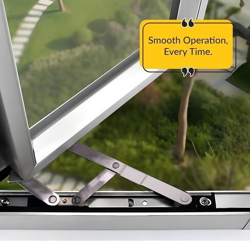 Brixwell 28-15-37 E-Gard Truth 14 Concealed Casement Hinge – Lower Left/Upper Right Replacement Hinge for Smooth Window Operation in Saudi Arabia