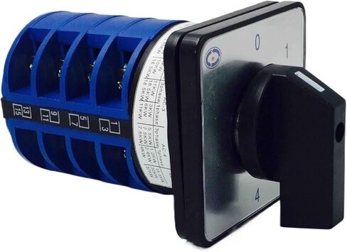 Universal Switch Four-Speed Switch Rotary 4-Section Silver Contact YMW26-32/4 in Saudi Arabia