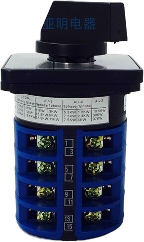 Universal Switch Four-Speed Switch Rotary 4-Section Silver Contact YMW26-32/4 in Saudi Arabia