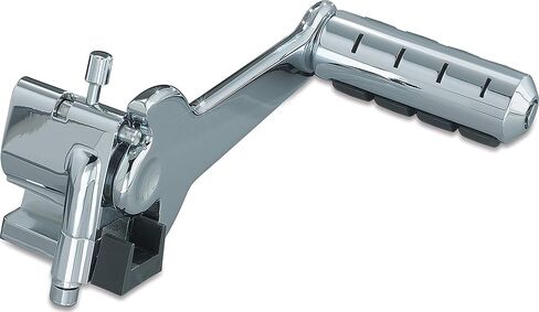 Kuryakyn 4353 Motorcycle Footpegs: Adjustable Passenger Pegs for 2010-19 Harley-Davidson Motorcycles with Fixed Mounts, Chrome, 1 Pair in Saudi Arabia