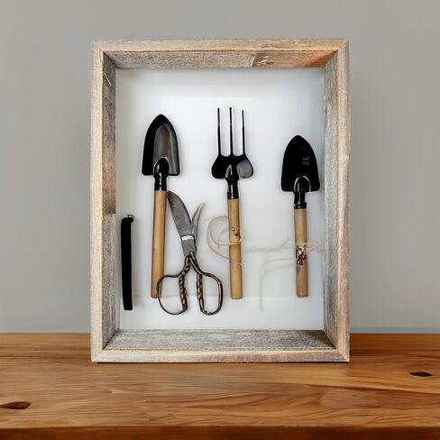 BARNWOODUSA 18"x24" Rustic Collectible Shadow Box Picture Frame Made of Upcycled Wood Shadow Box in Kuwait