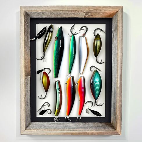 BARNWOODUSA 18"x24" Rustic Collectible Shadow Box Picture Frame Made of Upcycled Wood Shadow Box in Kuwait