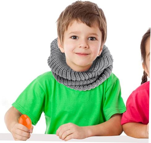 SAFIGLE Men's Winter Scarf Knitted Neck Warmer Comfortable Soft Yarn Light Weight Neckerchief for Both Sides in Saudi Arabia