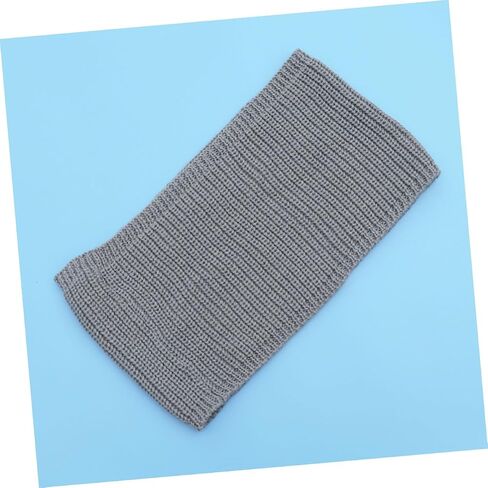 SAFIGLE Men's Winter Scarf Knitted Neck Warmer Comfortable Soft Yarn Light Weight Neckerchief for Both Sides in Saudi Arabia