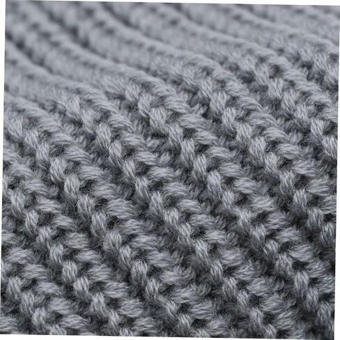 SAFIGLE Men's Winter Scarf Knitted Neck Warmer Comfortable Soft Yarn Light Weight Neckerchief for Both Sides in Saudi Arabia
