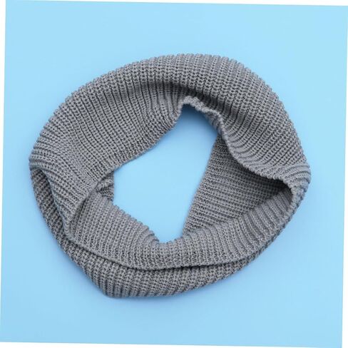 SAFIGLE Men's Winter Scarf Knitted Neck Warmer Comfortable Soft Yarn Light Weight Neckerchief for Both Sides in Saudi Arabia