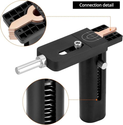 Qwork Stud Welder Dent Puller Kit ، أداة إصلاح جسم السيارات مع 20 جهاز كمبيوتر الشخصي غسالات إعادة تحميل in Saudi Arabia
