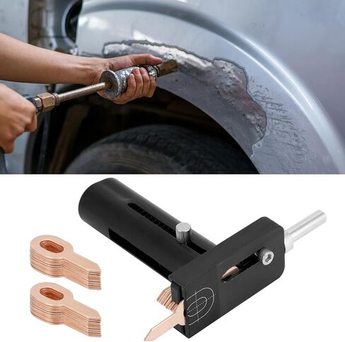 Qwork Stud Welder Dent Puller Kit ، أداة إصلاح جسم السيارات مع 20 جهاز كمبيوتر الشخصي غسالات إعادة تحميل in Saudi Arabia