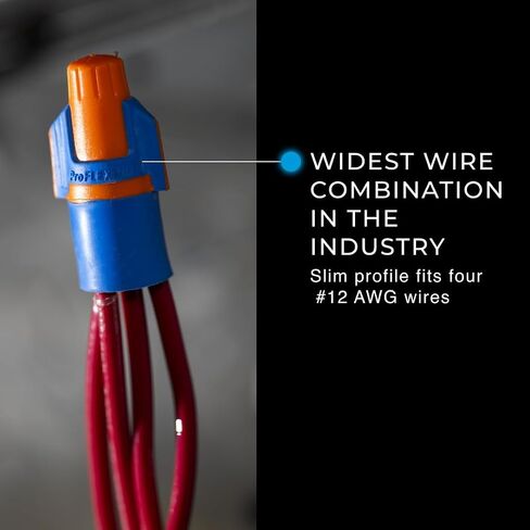 IDEAL Electrical 30-343 Twister Proflex Mini 343 O/B Wire Connector, 100/Box in Saudi Arabia