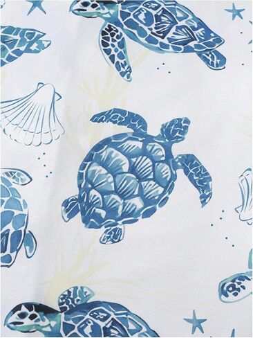 Wdirara Women's 2 قطعة Sea Turtle Graphic Pajama Set Butn in Kuwait