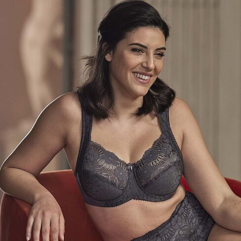 Miss Mary of Sweden Jacquard & Lace Womens Underwired Bra with Side Support in Saudi Arabia