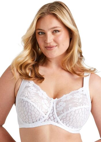 Miss Mary of Sweden Jacquard & Lace Womens Underwired Bra with Side Support in Saudi Arabia