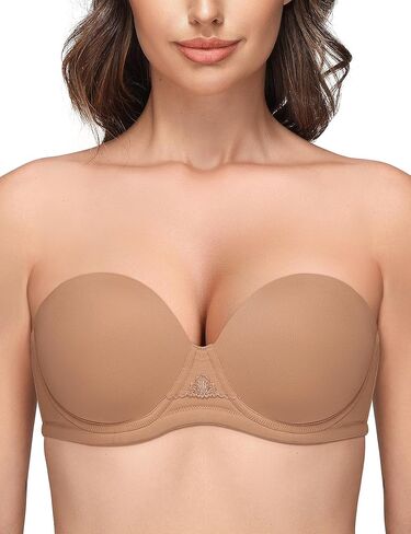 Wingslove Women's Strapless Full Figure Bra Underwire Multiway Contour Plus Size Bra Red Carpet in Saudi Arabia