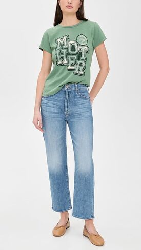 MOTHER Women's The Ditcher Zip Crop Jeans in Saudi Arabia