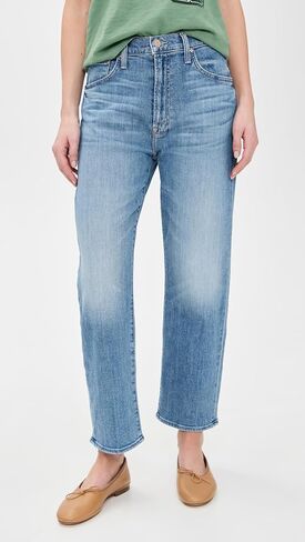 MOTHER Women's The Ditcher Zip Crop Jeans in Saudi Arabia