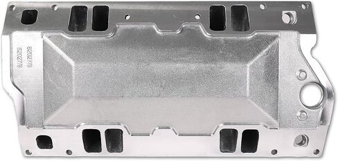7516 2028 RPM Air Gap Intake Manifold Aluminum Dual Plane Compatible with Chevy Vortec SBC V8 Engine 283 307 350 327 in Kuwait