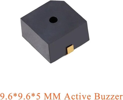 10pcs Buzzer 5020 7525 8530 9650 1230 9032 3V 3.6V 5V Mini Mini Mini Active Piezo Buzzo Abspeaker مجموعة إلكترونية (9045 سلبية) in Kuwait