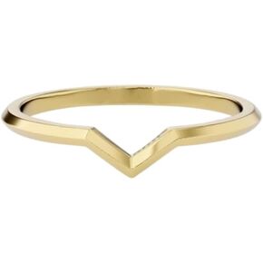 Triangle V Shape Wedding Band, Stacking Wedding Band, Gold Plain Wedding Band, Unique Band For Women, Band For Ring, Modern Minimalist Engagement Band in Saudi Arabia