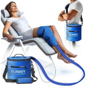 Cold Therapy Machine, Portable Ice Therapy Machine for Knee After Surgery with Programmable Timer & Flow Rate, Quiet Pump, Knee Pad, Cold Therapy Unit for Long-Term Relief and Recovery, Light Gray in Saudi Arabia